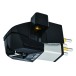 Audio Technica AT-VM95EBK/H Elliptical Stereo Cartridge on AT-HS6 Headshell - under cart 