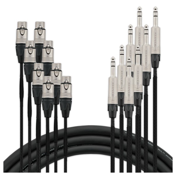 Studiospares Pro Neutrik Loom XLR (F) - TRS 8 Way, 5m