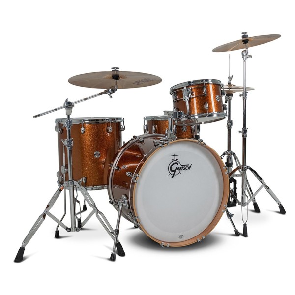 Gretsch Catalina Club 22'' Shell Pack With Snare, Bronze Sparkle