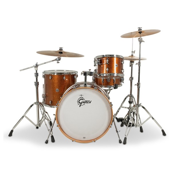 Gretsch Catalina Club 22'' Shell Pack With Snare, Bronze Sparkle