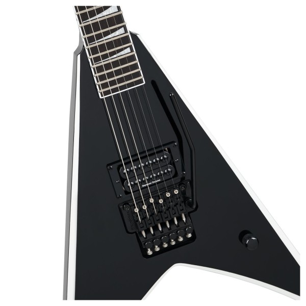 Jackson Pro Series Signature Wes Borland King V KV, Black With White Bevels - hardware