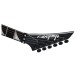 Jackson Pro Series Signature Wes Borland King V KV, Black With White Bevels - headstock