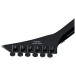 Jackson Pro Series Signature Wes Borland King V KV, Black With White Bevels - back of headstock