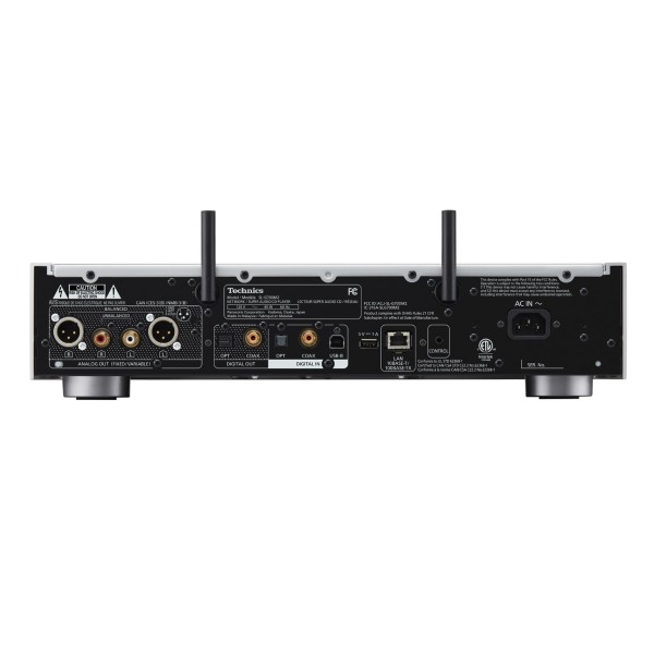 Technics SL-G700M2E Network/ Super Audio CD Player, Rear View