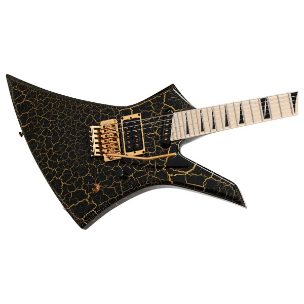 Jackson Pro Plus Series Signature Brandon Ellis Kelly KE27, Maple Fingerboard, Gold Crackle - body
