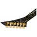 Jackson Pro Plus Series Signature Brandon Ellis Kelly KE27, Maple Fingerboard, Gold Crackle - back of headstock