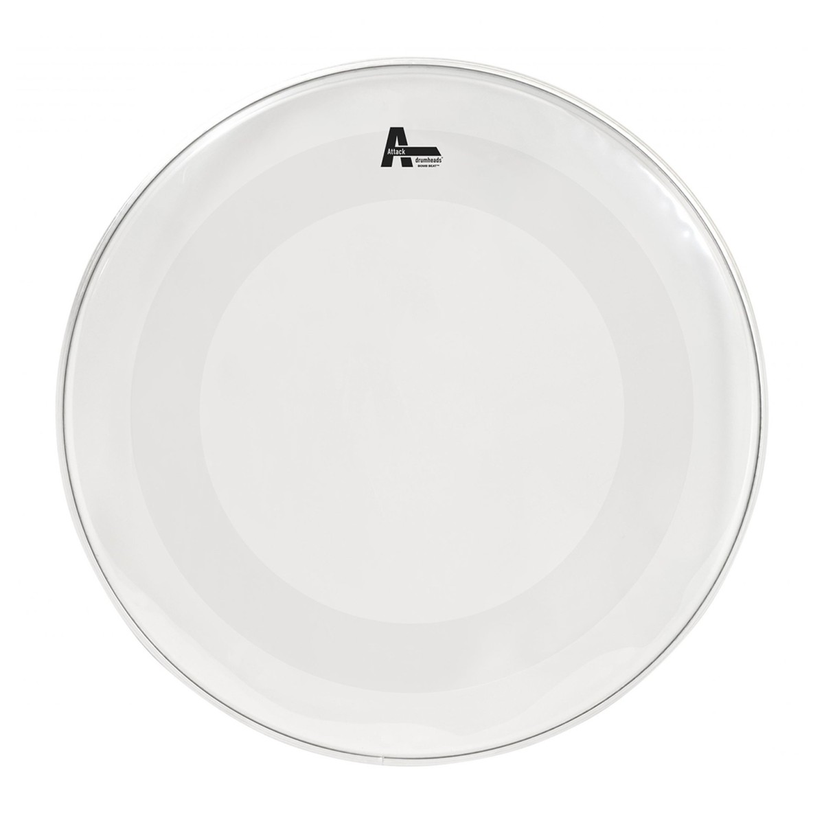Click to view product details and reviews for Attack 20 Bombbeat 2ply No Overtone Clear Bass Drum Head.