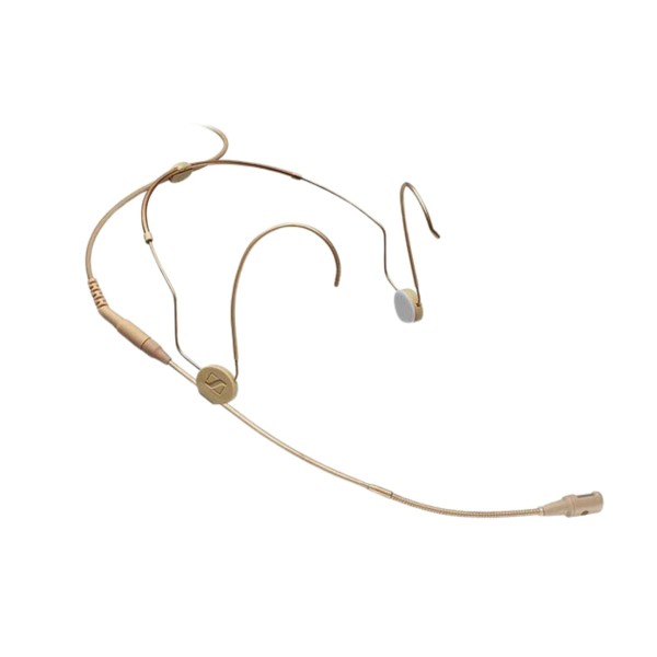 Sennheiser HSP 4 Cardioid Condenser Neckband Microphone with 3.5mm Connector, Beige