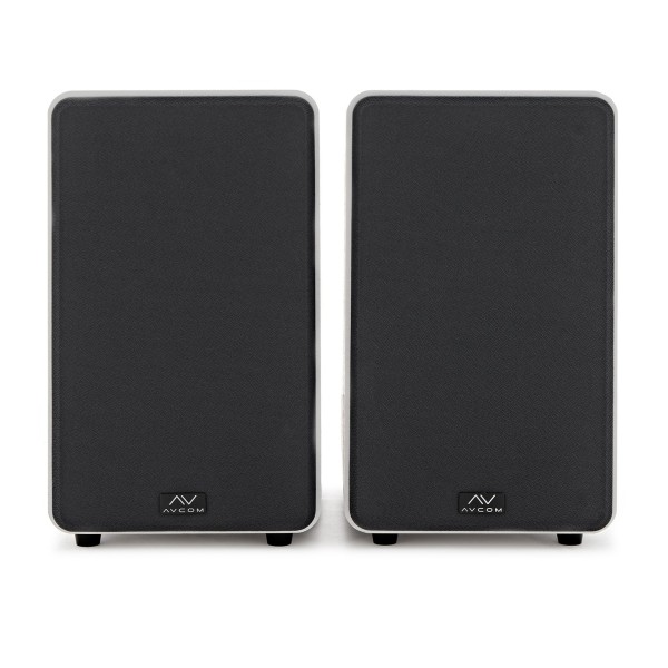 AVCOM Active Bookshelf Speakers, White