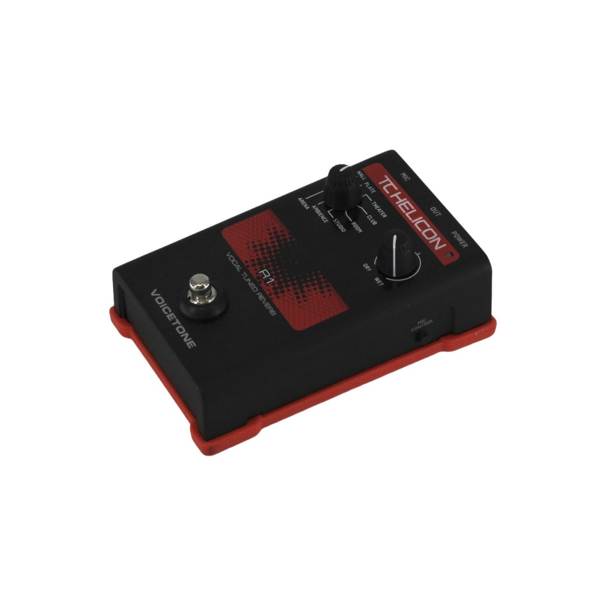 TC Helicon VoiceTone R1 Vocal-Processor Reverb Pedal | Gear4music