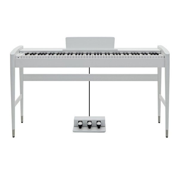 Keynote Contemporary Digital Piano with Bluetooth White, Stool Pack