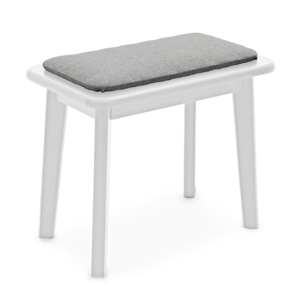 Keynote Contemporary Digital Piano with Bluetooth White, Stool Pack