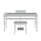 Keynote Contemporary Digitalpiano med Bluetooth-pallpaket, vit