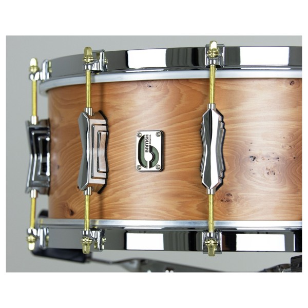 British Drum Co. 'The Archer' 14 x 6" Yew Snare Drum