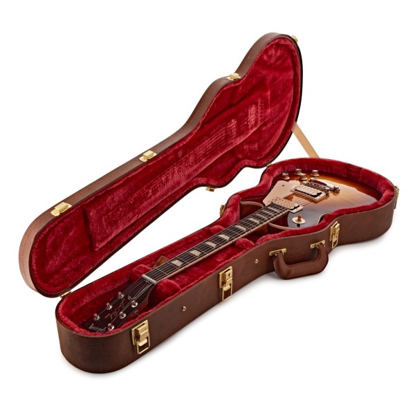 Gibson Les Paul Standard 60s Double Trouble, Vintage Tobacco Burst​ Gloss #221950052 - in case
