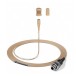 Sennheiser MKE 1 Omnidirectional Condenser Lavalier Microphone with 3-Pin Connector, Beige