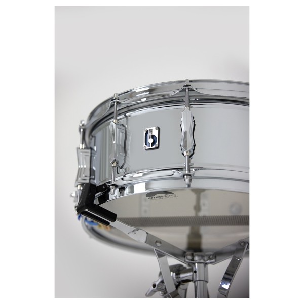 British Drum Co. 'Bluebird' 14 x 6'' Chrome Over Brass Snare