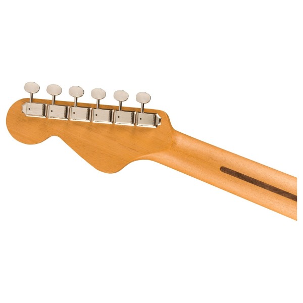 Fender Highway Series Parlor Electro Acoustic RW, Natural - Headstock Back