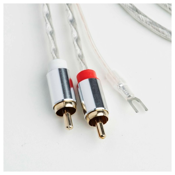 Pro-Ject Connect-IT E Stereo Phono / RCA Cable with Ground Leads, 1.23m (Pair) - RCA connections