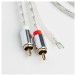 Pro-Ject Connect-IT E Stereo Phono / RCA Cable with Ground Leads, 1.23m (Pair) - RCA connections
