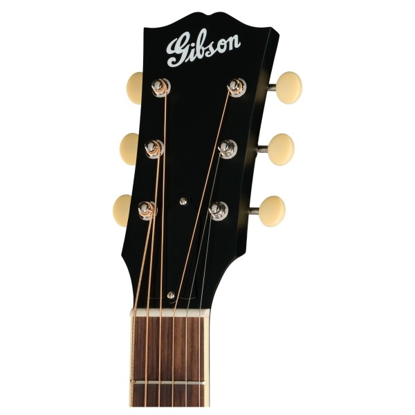 Gibson J-185 Century 12-Fret, Ebony - headstock