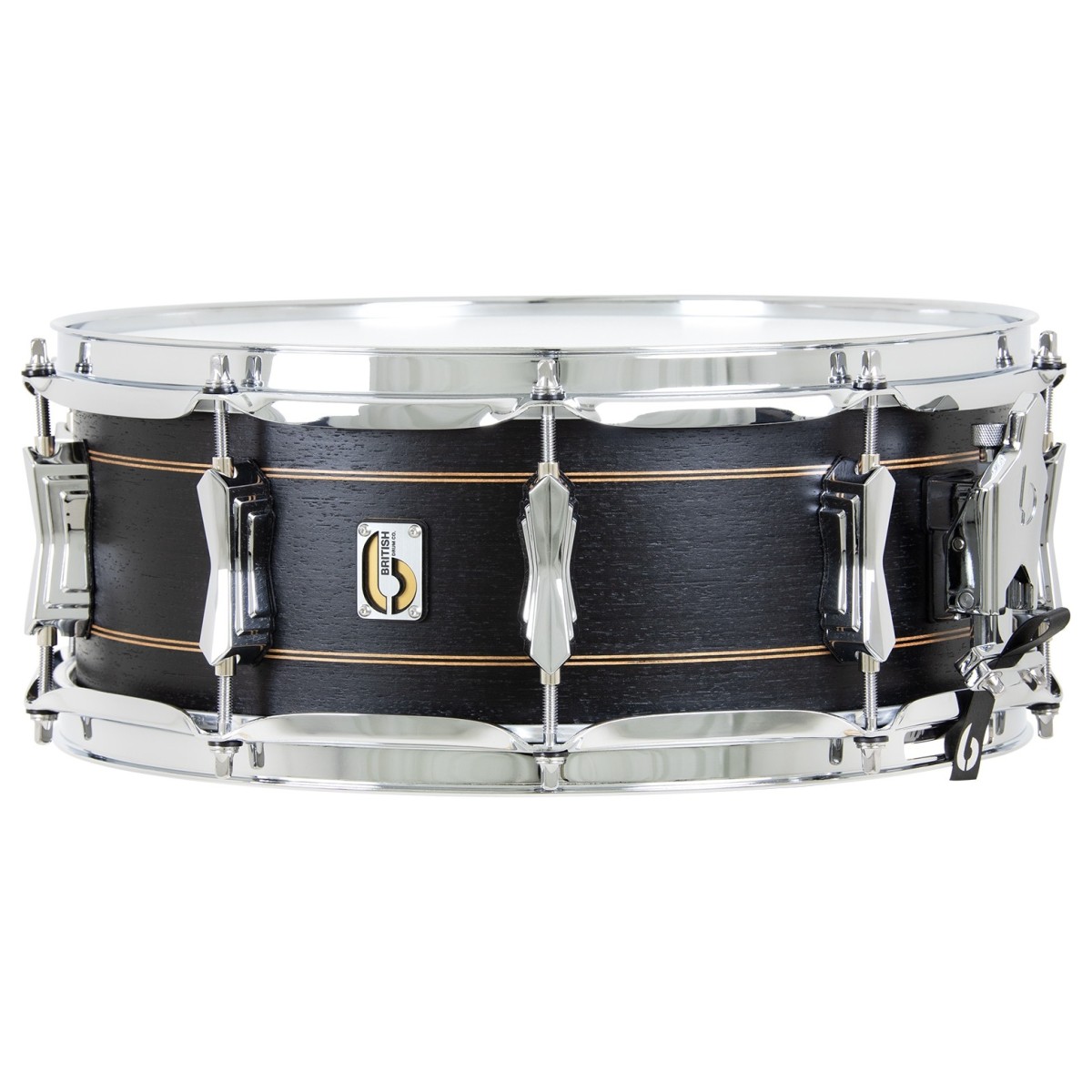 Click to view product details and reviews for British Drum Co Merlin 14 X 55 Maple Birch Snare Drum.
