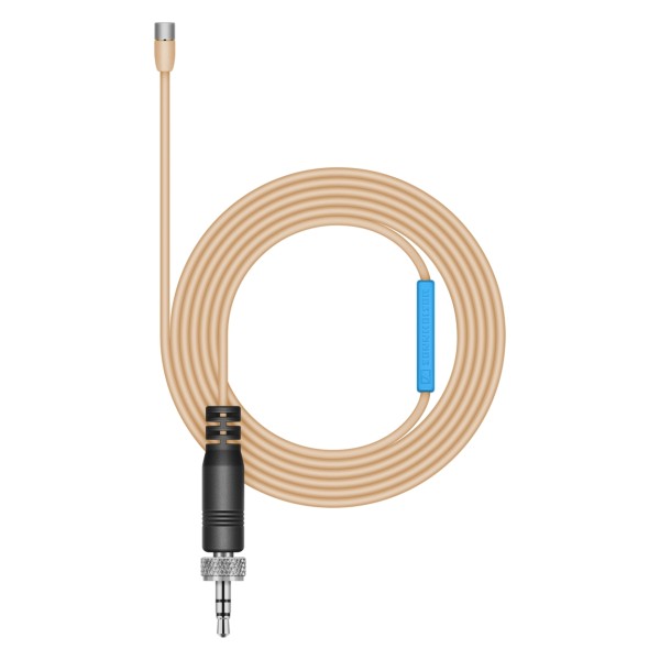 Sennheiser MKE 2 Omnidirectional Condenser Lavalier Microphone with 3.5mm Connector, Beige