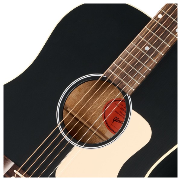Gibson J-45 Century 12-Fret, Ebony - soundhole