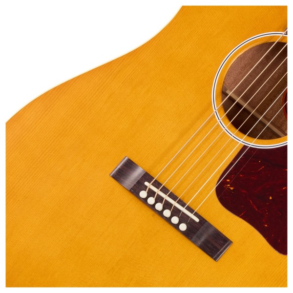 Gibson J-45 Century 12-Fret, Vintage Amber - bridge
