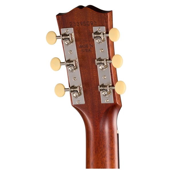 Gibson J-45 Century 12-Fret, Vintage Amber - back of headstock