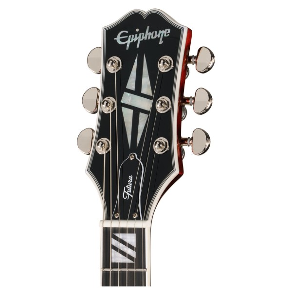 Epiphone SG Custom Futura, Midnight Ember Shift - headstock