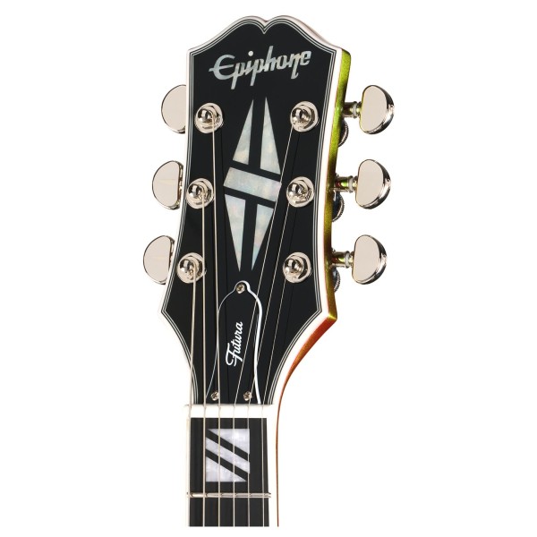 Epiphone SG Custom Futura, Nitro Shift - headstock