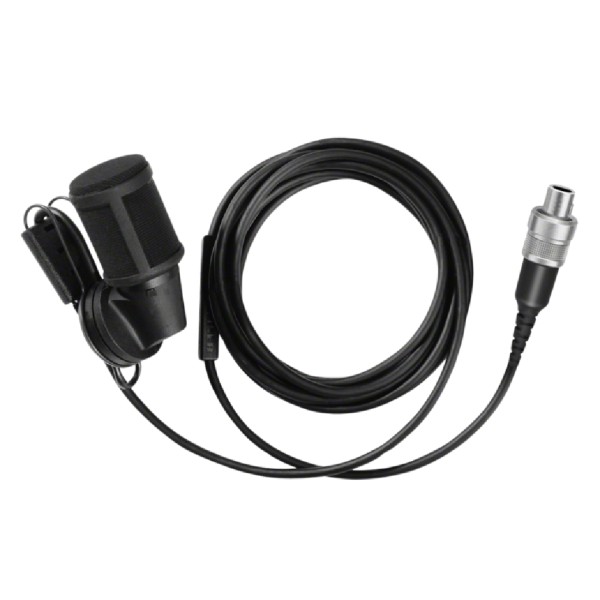 Sennheiser MKE 40 Cardioid Condenser Lavalier Microphone with 3-Pin Connector, Black