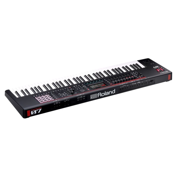 Roland Fantom-07 Synthesizer Keyboard - Angled Rear