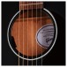 Gibson J-45 Special, Satin Ebony - preamp controls