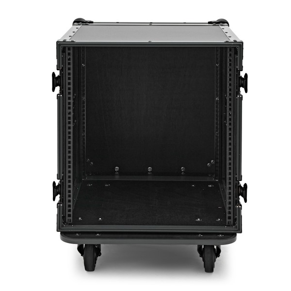 Trojan Pro Stealth 12U Heavy-Duty Wheeled Rack Flight Case