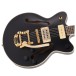 Gretsch G2655TG-P90 Streamliner CB Jr w/ Bigsby Ltd, Matte Black - Body View