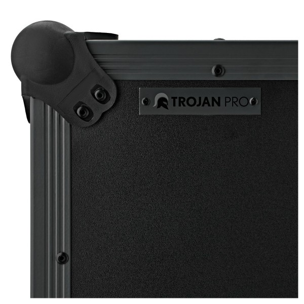 Trojan Pro Stealth 12U Heavy-Duty Wheeled Rack Flight Case