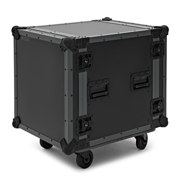 Trojan Pro Stealth 12U Heavy-Duty Wheeled Rack Flight Case