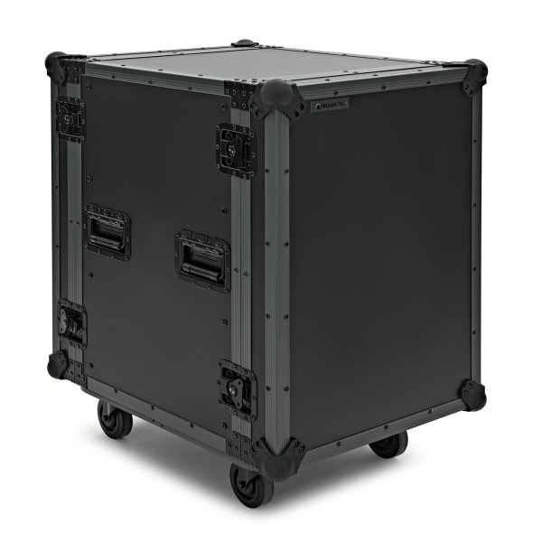 Trojan Pro Stealth 16U Heavy-Duty Wheeled Rack Flight Case