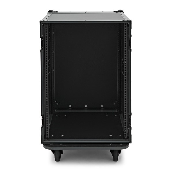Trojan Pro Stealth 16U Heavy-Duty Wheeled Rack Flight Case