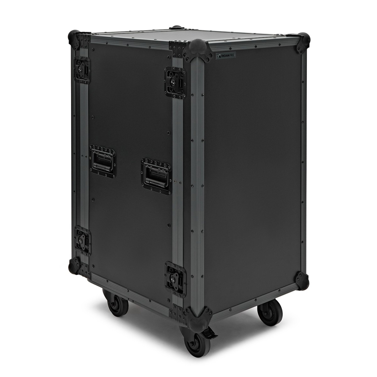 Click to view product details and reviews for Trojan Pro Stealth 20u Heavy Duty Wheeled Rack Flight Case.