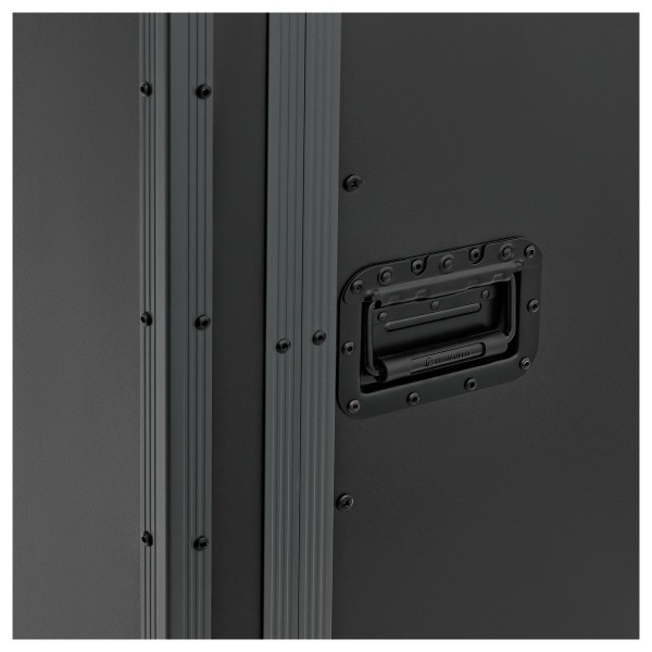 Trojan Pro Stealth 16U Heavy-Duty Wheeled Mixer Rack Flight Case