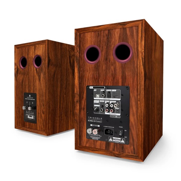 Triangle Borea BR03 Connect Active Speakers (Pair), Burgundy - rear 