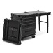 Trojan Pro Stealth 5-Drawer Dual Table Heavy-Duty Wheeled Flight Case