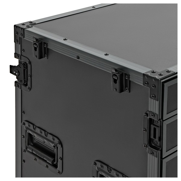 Trojan Pro Stealth 5-Drawer Dual Table Heavy-Duty Wheeled Flight Case