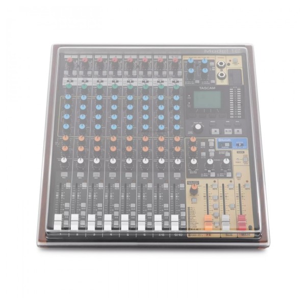 Tascam Model 12 Analog Mixer With Decksaver - Mixer with Cover