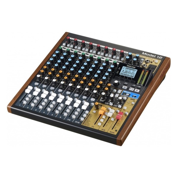Model 12 Compact Analog Mixer - Angled