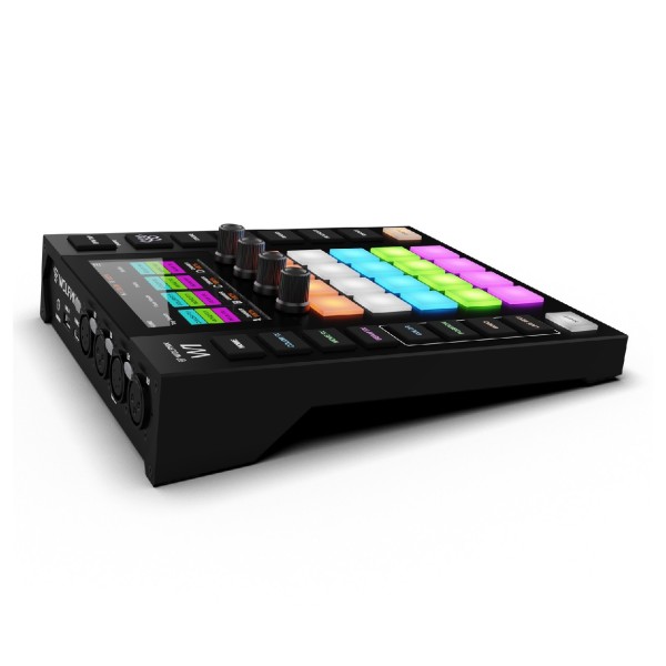 Wolfmix W1 MK3 DMX Lighting Controller - Rear Left Angle