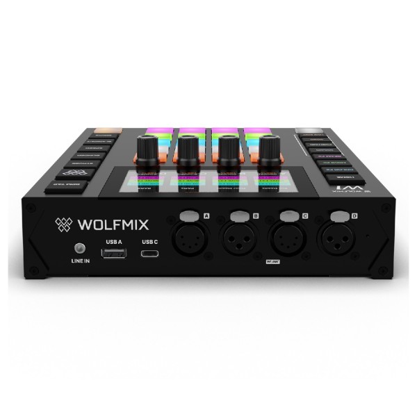Wolfmix W1 MK3 DMX Lighting Controller - Rear
